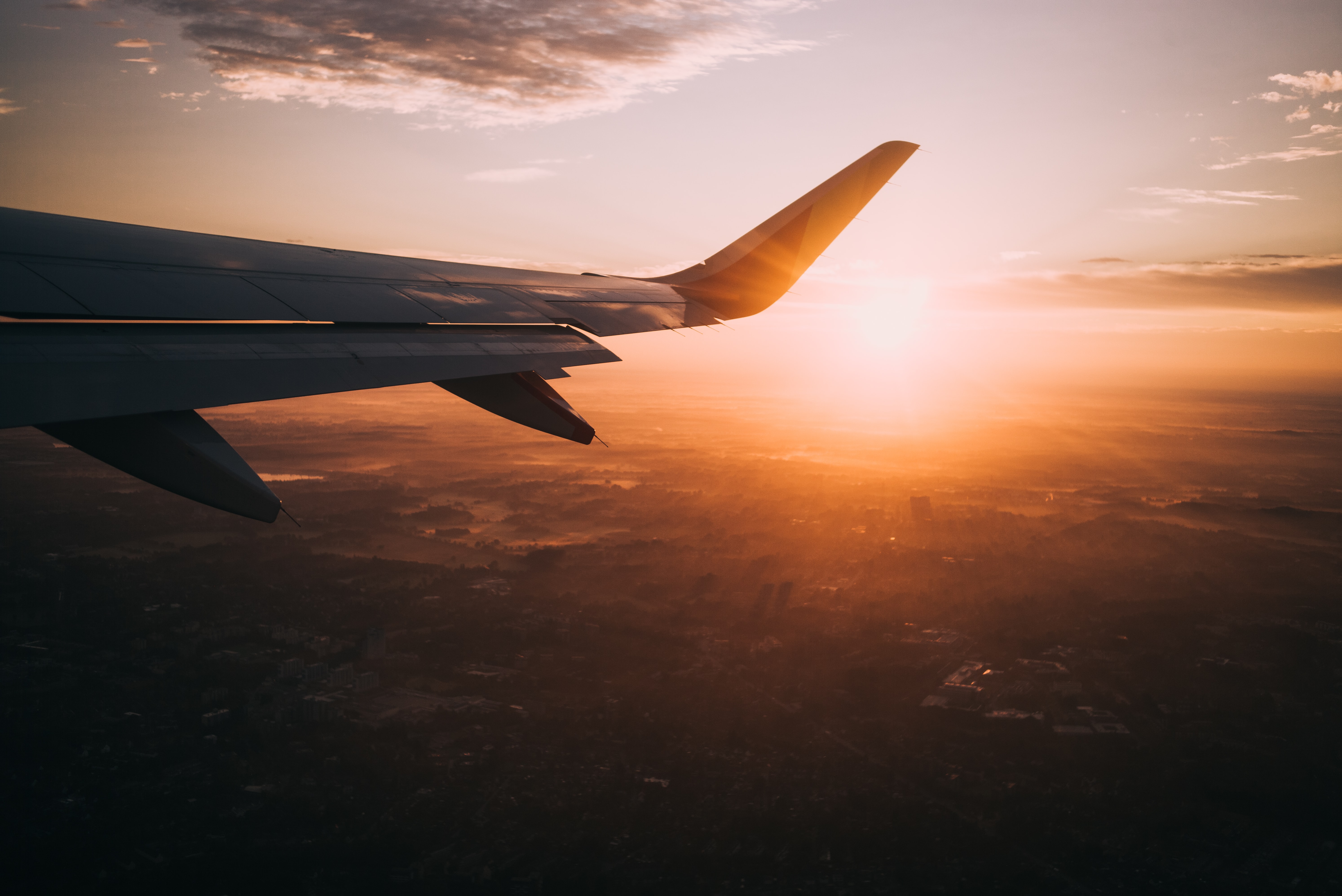 Jet 2 Flight looking out of window